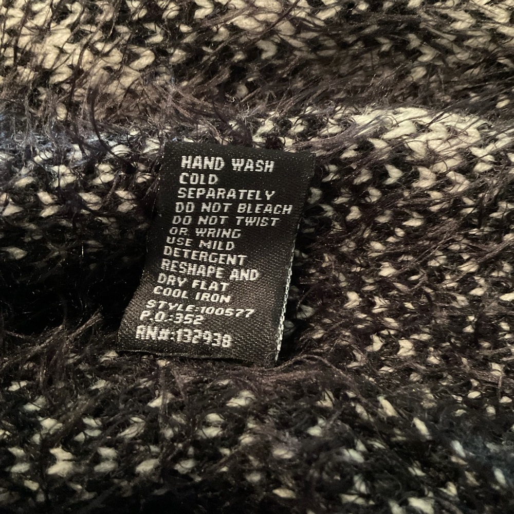 Fuzzy Soft Open Cardigan By Cliche, Size Medium - image 5